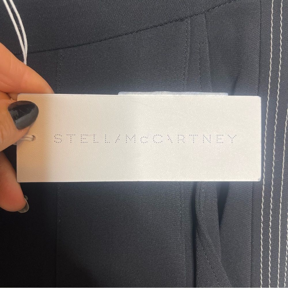 $975 Stella McCartney contrast-stitch pants trousers NWT - Picture 9 of 9